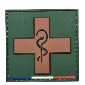 Patch militaire - SSA - en PVC (Vert)